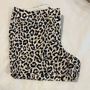 NWT JCrew Factory leopard print shorts